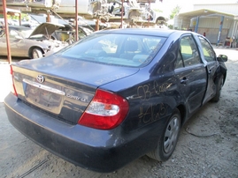 2003 TOYOTA CAMRY LE NAVY BLUE 2.4L AT Z16258
